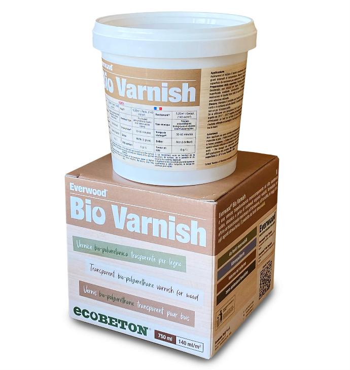 Everwood Bio Varnish, vernice trasparente bio di Ecobeton